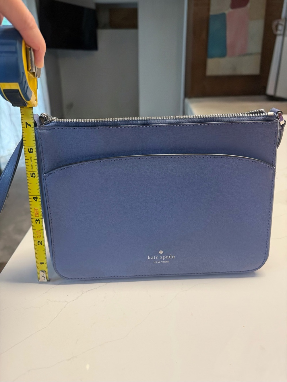 kate spade Lavender Blue Leather Crossbody Bag
